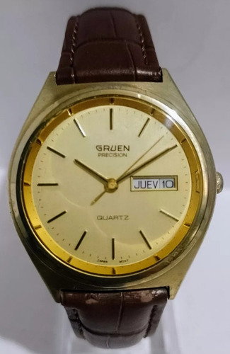 Reloj Gruen Presicion Day-date Vintage '70s No Cartier 