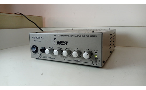 Amplificador Potência Nca Ab100r4 Ligando Funcionando