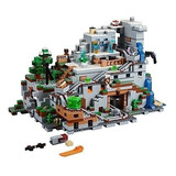 Set De Construcción Magnético Lego Minecraft The Mountain Cave 2863 Piezas  En  Caja