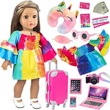 Unicorn Element American 18 Inch Girl Doll Ropa Y Accesorios