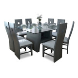 Comedor Minimalista Mod Oceania 8 Sillas Moderno