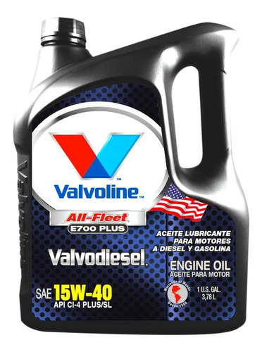 Aceite 15w40 Mineral Valvoline Pack 5lts + Filtro Foto 3