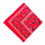 Pañoleta Pañuelo Bandana Diseño Matapaco Color Rojo Cuadrado