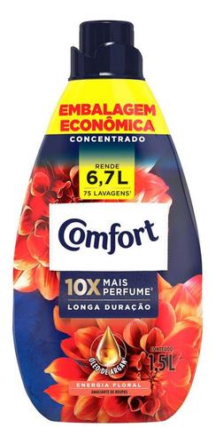 Amaciante De Roupa Concentrado Hydra Sérum Comfort Frasco 1,5l