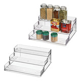 Mdesign Plastic Kitchen Organizador De Almacenamiento De Sop