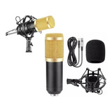 Kit Microfono Condensador Microfono Estudio Condensador Blck