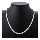 Collar Hombre, 50 Cm Plata 925.