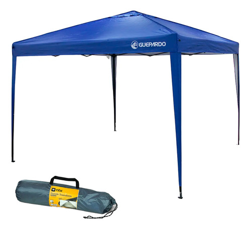 Gazebo Pratiko 3x3 Com Parede Tenda Praia Camping Resistente