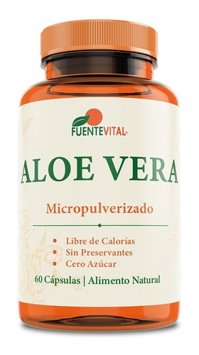 Aloe Vera 100%  60 Cápsulas Vegan - Estreñimiento, Digestión