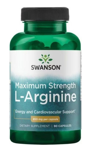 L-arginina Swanson 850mg 90caps (alta Potencia)