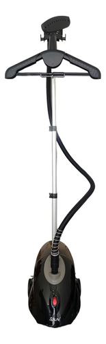 Plancha Vertical Vaporizador Pedestal Ajustable 1.8l 1500w N Color Negro