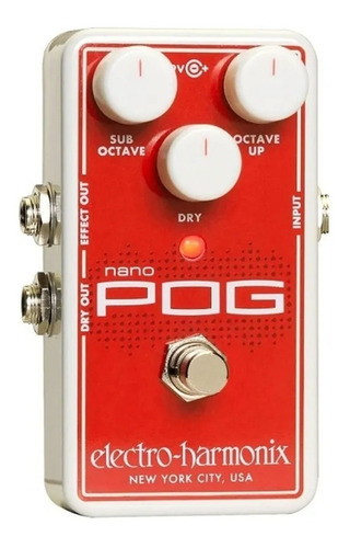 Pedal Octavador Pedal Electro Harmonix Nano Pog - 