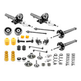 Kit Amortiguadores Bieletas Rotulas Bases Bujes Vw Gol 08-20