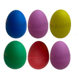 Ganza Ovinho Egg Shaker Musicalização Infantil Kidzzo 6 Uni