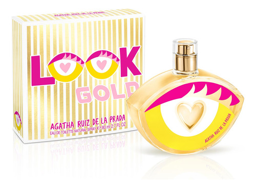 Agatha Ruiz De La Prada Look Gold Edt 80ml 3c