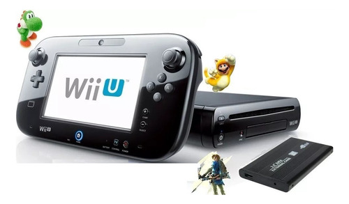 Nintendo Wii U Con Disco Duro 500gb