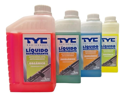 Liquido Refrigerante Anticongelante Consentrado Tyc