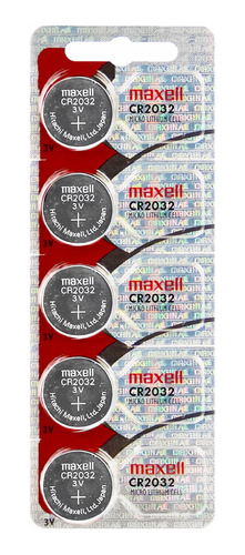 30 Baterias Maxell Cr2032 3v - Placa Mãe Portão Controle 