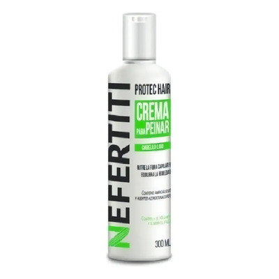 Nefertiti Crema Para Peinar Cabello Liso 300ml | MercadoLibre