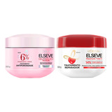 Máscara Glycolic Gloss + Máscara Reparação Total 5 Elseve