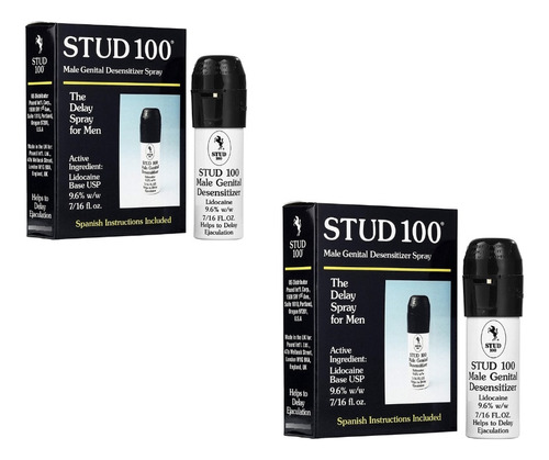 Stud 100 Original Lubricante Para Hombre 2 Pz