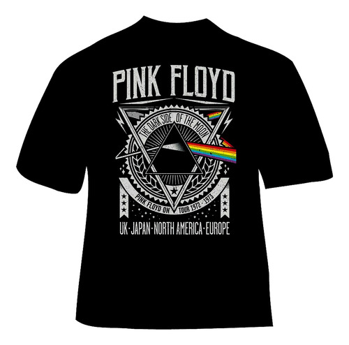 Polera Pink Floyd - Ver 03 - Tour 1972 - 1973