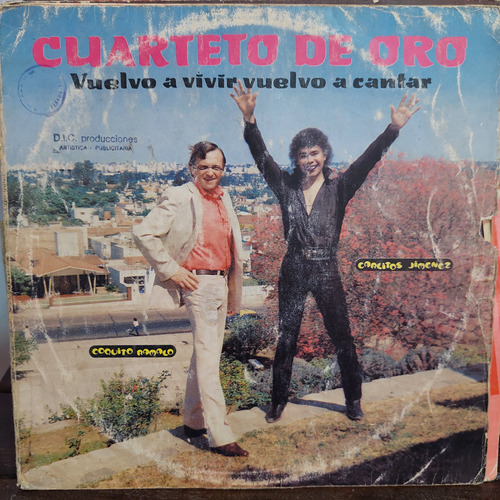 Vinilo Cuarteto De Oro Vuelvo A Vivir Vuelvo A Cantar C5