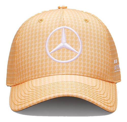 Gorra Mercedes Benz Col Driver Orange Cap 100% Original