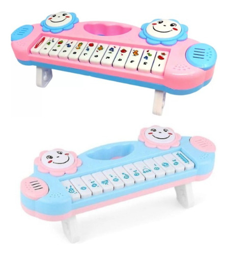 Kit 10 Piano Teclado Infantil Brinquedo Musical Educativo