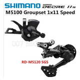 Shifter + Desviador 11 V Shimano Deore M5120 Sgs Con Bloqueo