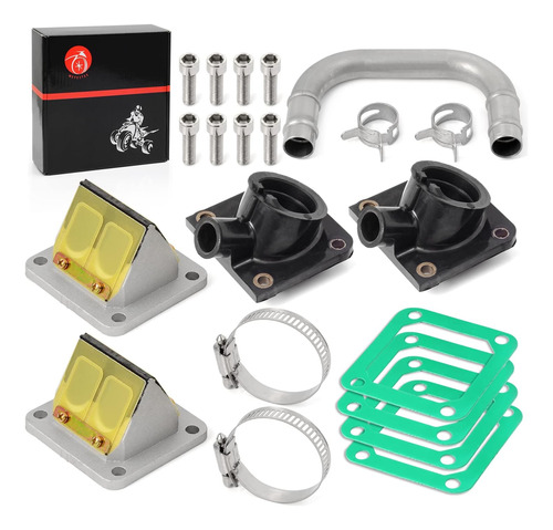 Intake Manifold Boot & Reed Valve & Intake Tube Kit For Yama