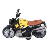 Motocicleta De Aleación Modelo 1:12 Pull Back Toy Cool Retro