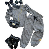 Conjunto De Frio Infantil Menina Agasalho Feminino Inverno