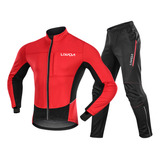 Lixada - Conjunto De Ropa De Ciclismo Impermeable A Prueba D