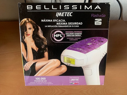 Depiladora Luz Pulsada Hpl 100000 Pulsa Bellissima Flash&go