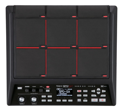 Percussao Eletronica Roland Spd Sx  Sample Pad Cor Preto