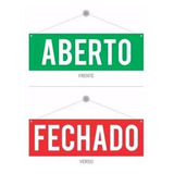 Kit 3 X Placas Aberto E Fechado