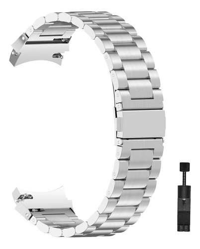 Correa Metálica Para Samsung Galaxy Watch 4 5 40 Mm 44 Mm