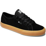 Zapatillas Dc Shoes Manual Sd Cuero Negro Marrón Exclusiva