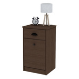 Mesa De Luz Botinero 1 Cajon Dormitorio Centro Estant - Mm