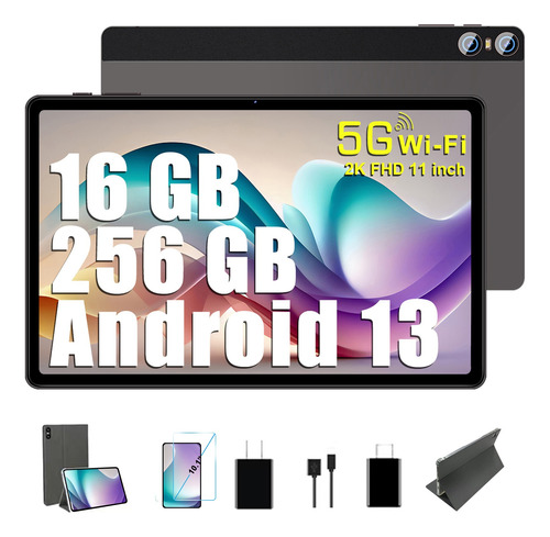 Tablet 11'' Con Funda 16gb+256gb Android 13 2k 10000mah 20mp