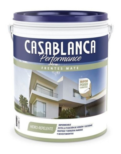 Casablanca Performance Latex Exterior Frentes Blanco 10 Lt
