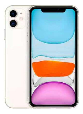 Apple iPhone 11 (64 Gb) - Branco (bateria 100%)