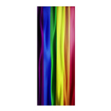 Adesivo Decorativo De Porta Lgbt Arco-íris Bandeira (lg1)