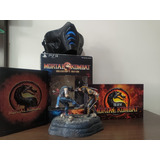 Mortal Kombat 9 Edição Colecionador Ps3 Steelbook Figura Art