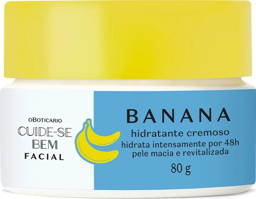 Hidratante Cremoso Facial Cuide-se Bem Feira Banana 80g