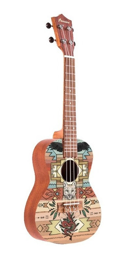 Ukelele Bamboo Concierto Sapele Andes Con Funda U-23-andes-s