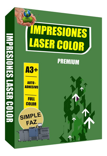 50 Impresiones Color A3+ Autoadhesivas En El Acto