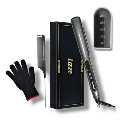Plancha De Cabello Profesional Lizze Extreme Con Accesorios Hair Queen | Meses sin interés