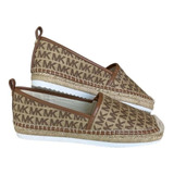 Alpargatas Michael Kors Original Lenny Logo Jacquard Dama